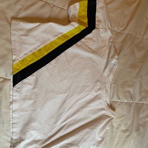 Fabletics striped crop top Size Small